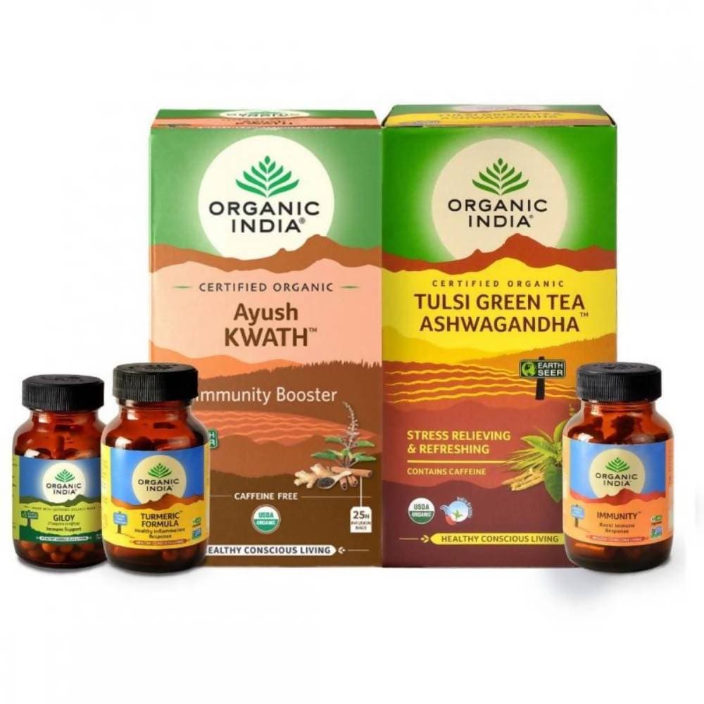 Organic India Immunity Kit Enhanced - Grab2buy