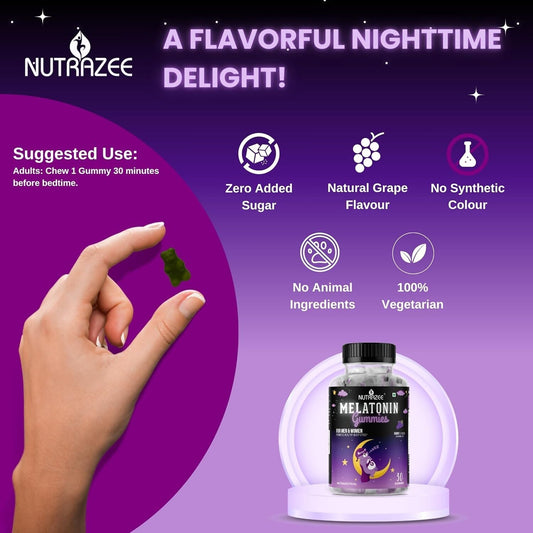 Nutrazee Melatonin Gummies 