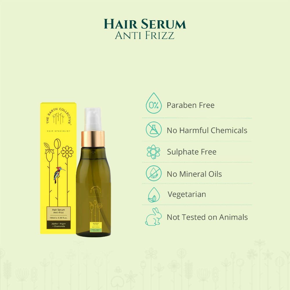 The Earth Collective Hair Serum - Anti-frizz  Grab2Buy The Earth Collective Grab2Buy