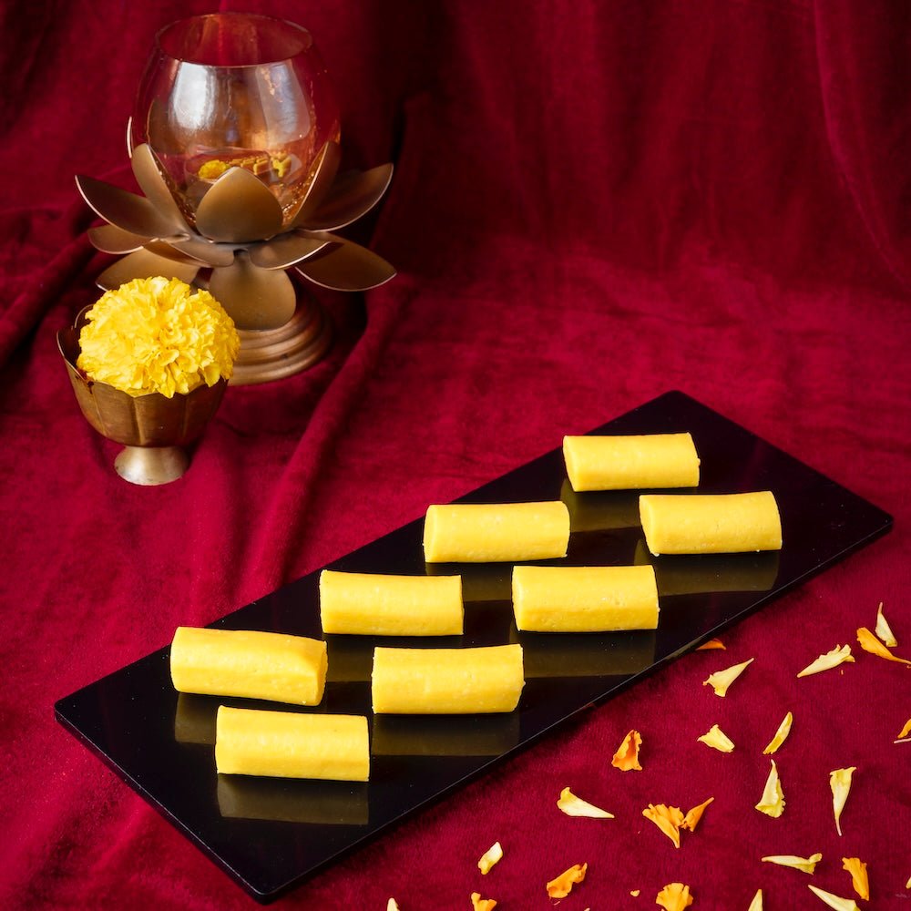 Shree Mithai Kaju Lemon Roll 
