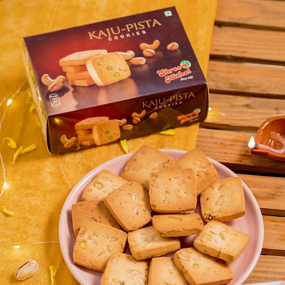 Shree Mithai Kaju Pista Cookies 