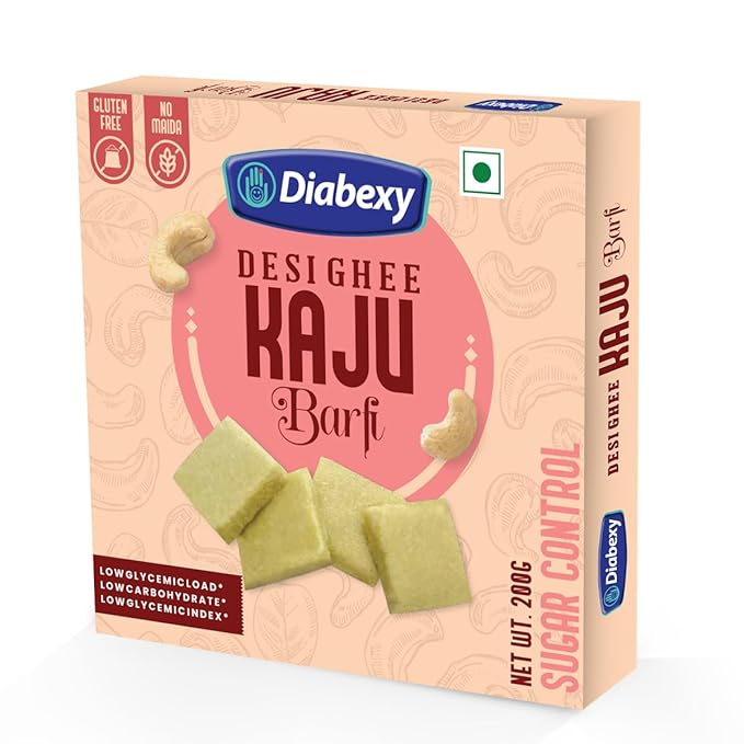 Diabexy Desi Ghee Kaju Barfi 