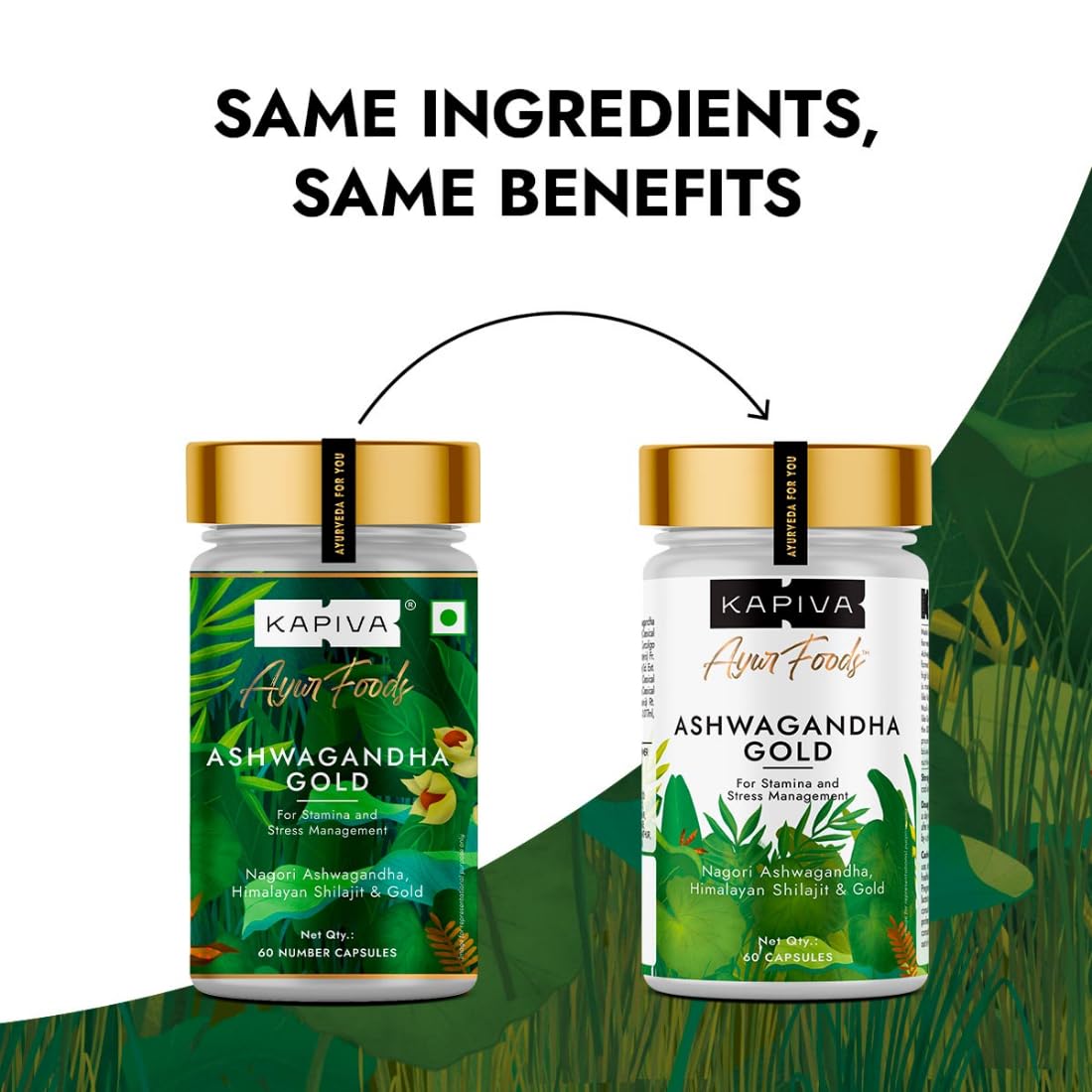 Kapiva Ayurveda Ashwagandha Gold Capsules 
