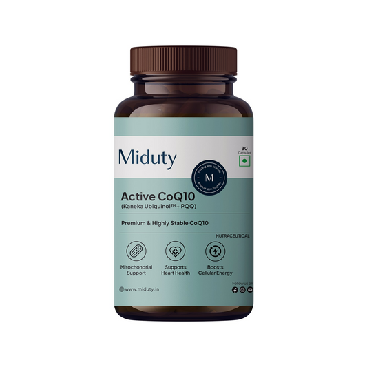 Miduty by Palak Notes Active CoQ10 + PQQ Capsules 