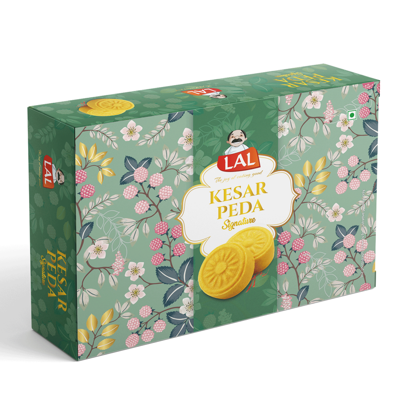 Lal Sweets Kesar Peda 