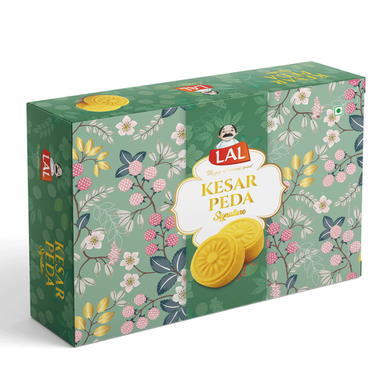 Lal Sweets Kesar Peda 