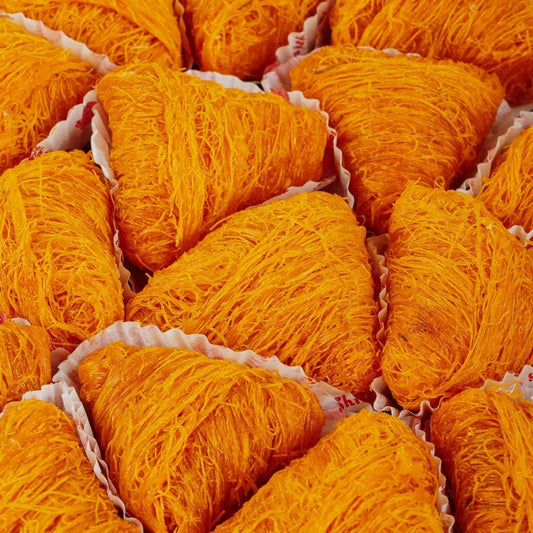 Shree Mithai Kesar Samosa Kunafa 