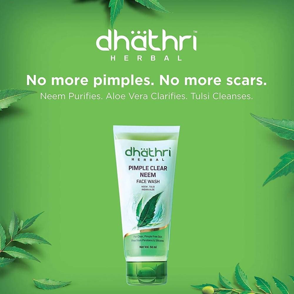 Dhathri Ayurveda Herbal Pimple Clear Neem Face Wash  Grab2Buy Dhathri Ayurveda Grab2Buy