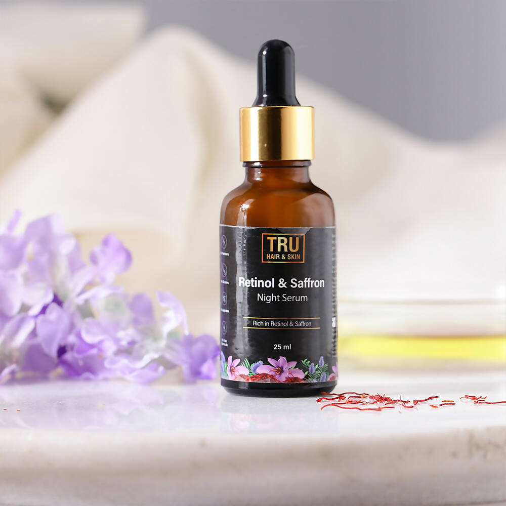 Tru Hair & Skin Retinol & Saffron Night Serum  Grab2Buy Tru Hair & Skin Grab2Buy