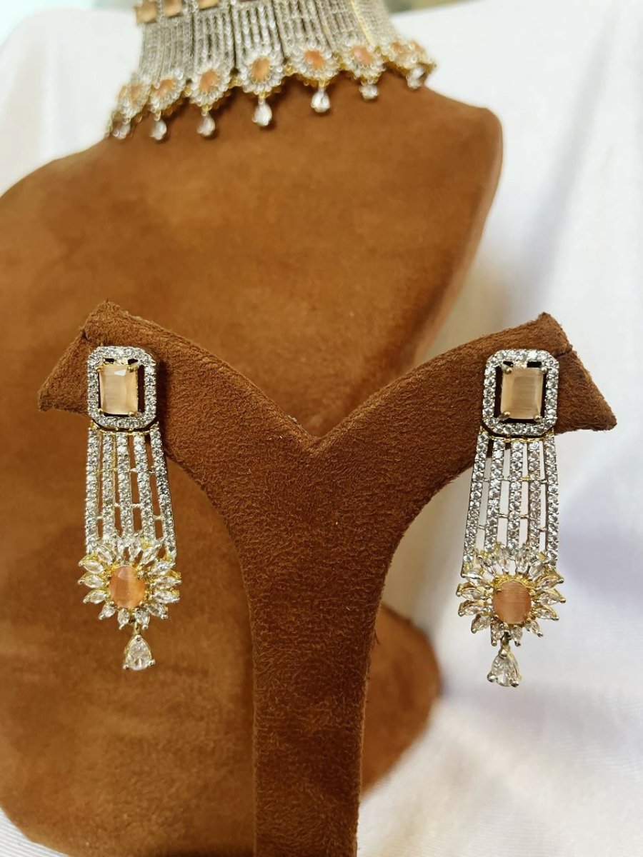 American Diamond Yellow Set By House of Ree House of Ree