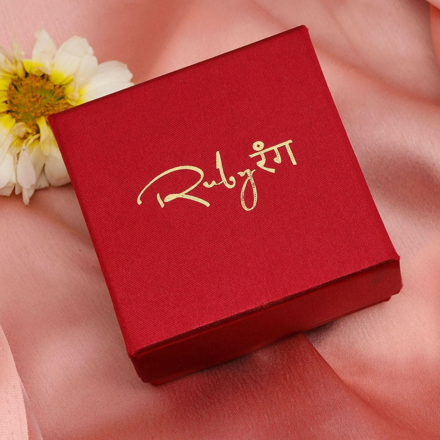 Round Kundan Studs (Gold) - Ruby Raang - Grab2buy