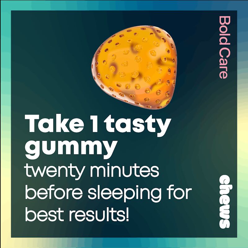 Bold Care Chews Blissful Sleep Gummies 