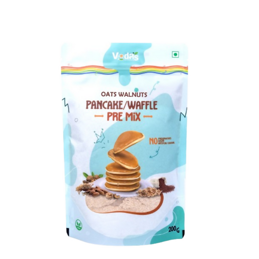 Vedas Kitchen Oats Walnuts Waffle/Pancake Premix  Grab2Buy Vedas Kitchen Grab2Buy