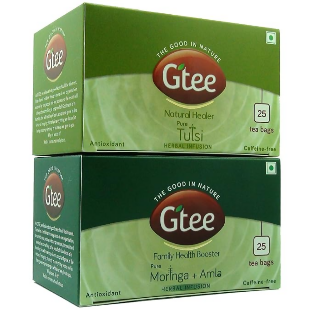 Gtee Moringa Tea Bags & Tulsi Tea Bags