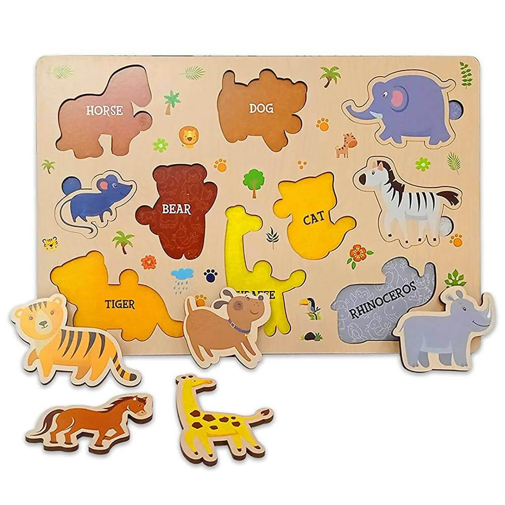 Webby Wooden Educational Puzzle for Preschool Kids- Set of 6  Grab2Buy Webby Grab2Buy