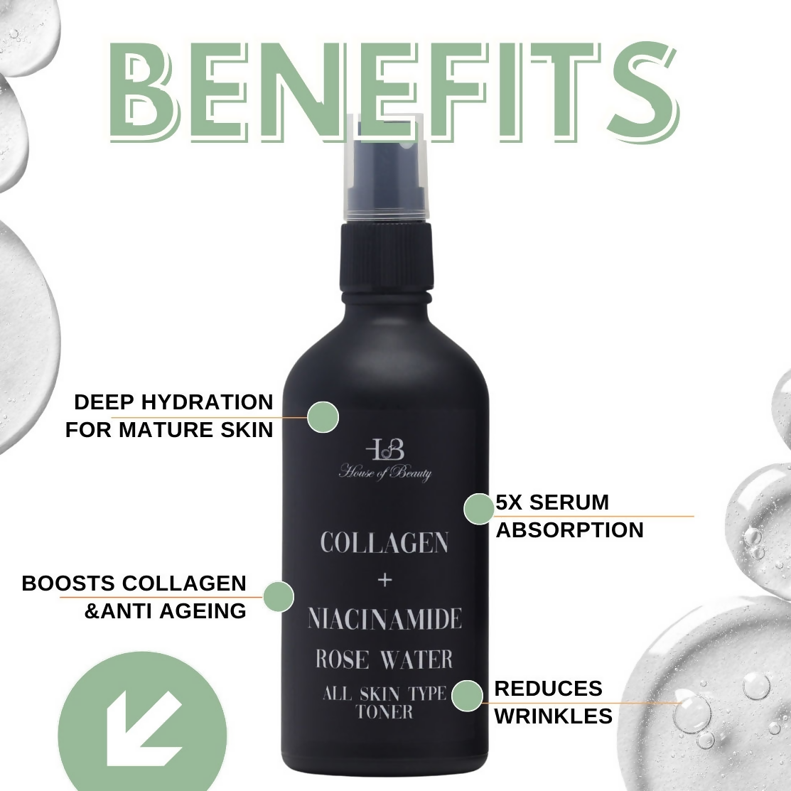 House of Beauty Mature Skin Collagen Toner 