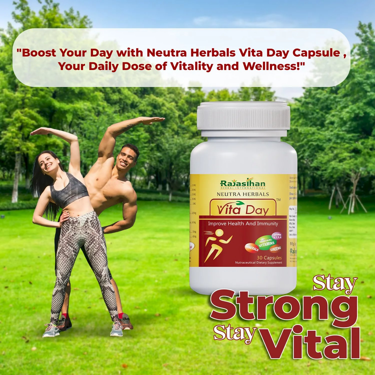 Rajasthan Herbals Neutra Herbals Vita Day Capsules 