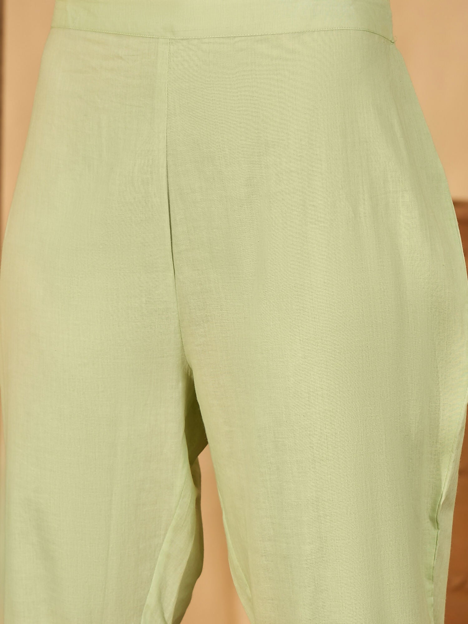 Joban Fashion Embroidery Green Pure Cotton Cord Set