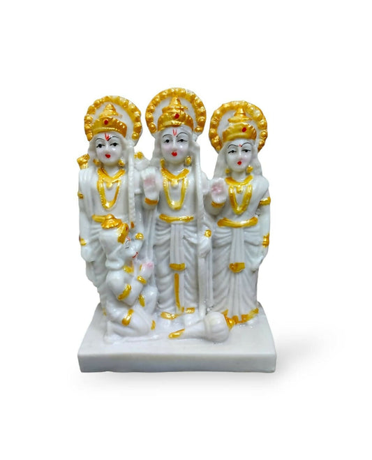 Smarth Mart White Marble Dust Ram Darbar Idol - Grab2buy