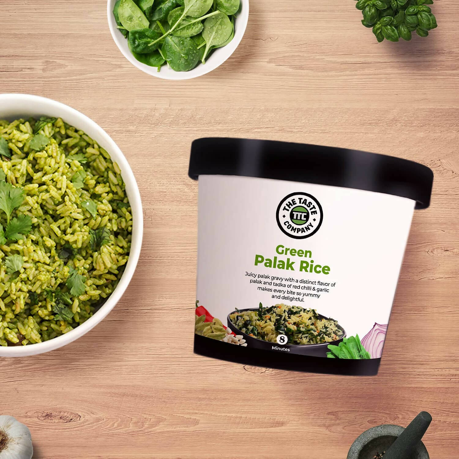 The Taste Company Green Palak Rice 