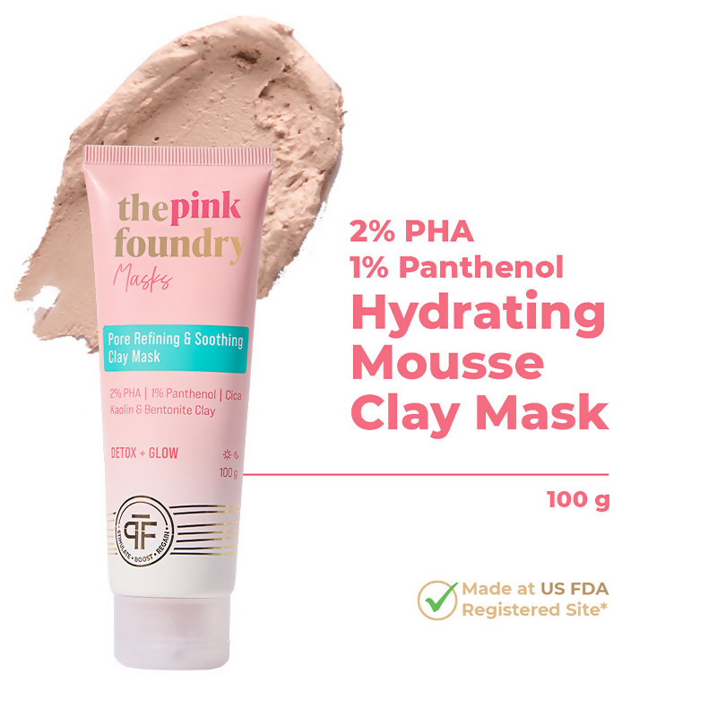 The Pink Foundry Pore Refining & Soothing Clay Mask  Grab2Buy The Pink Foundry Grab2Buy