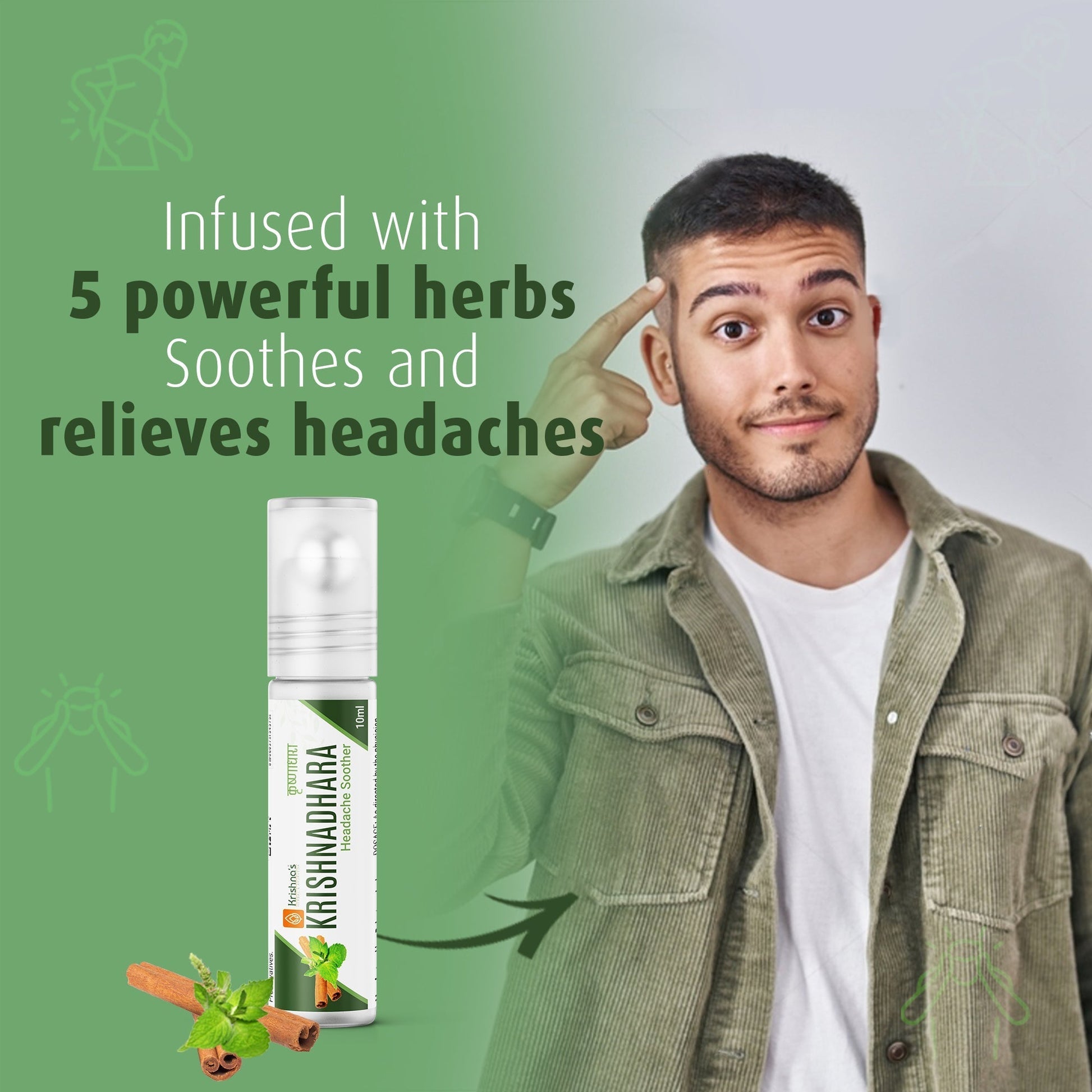 Krishna'S Herbal & Ayurveda Krishnadhara Roll On 