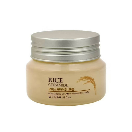 The Face Shop Rice & Ceramide Moisturizing Cream - Korean Skincare | Swadesiicart