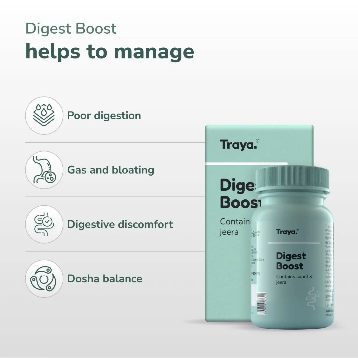 Traya Digest Boost Tablets  Grab2Buy Traya Grab2Buy