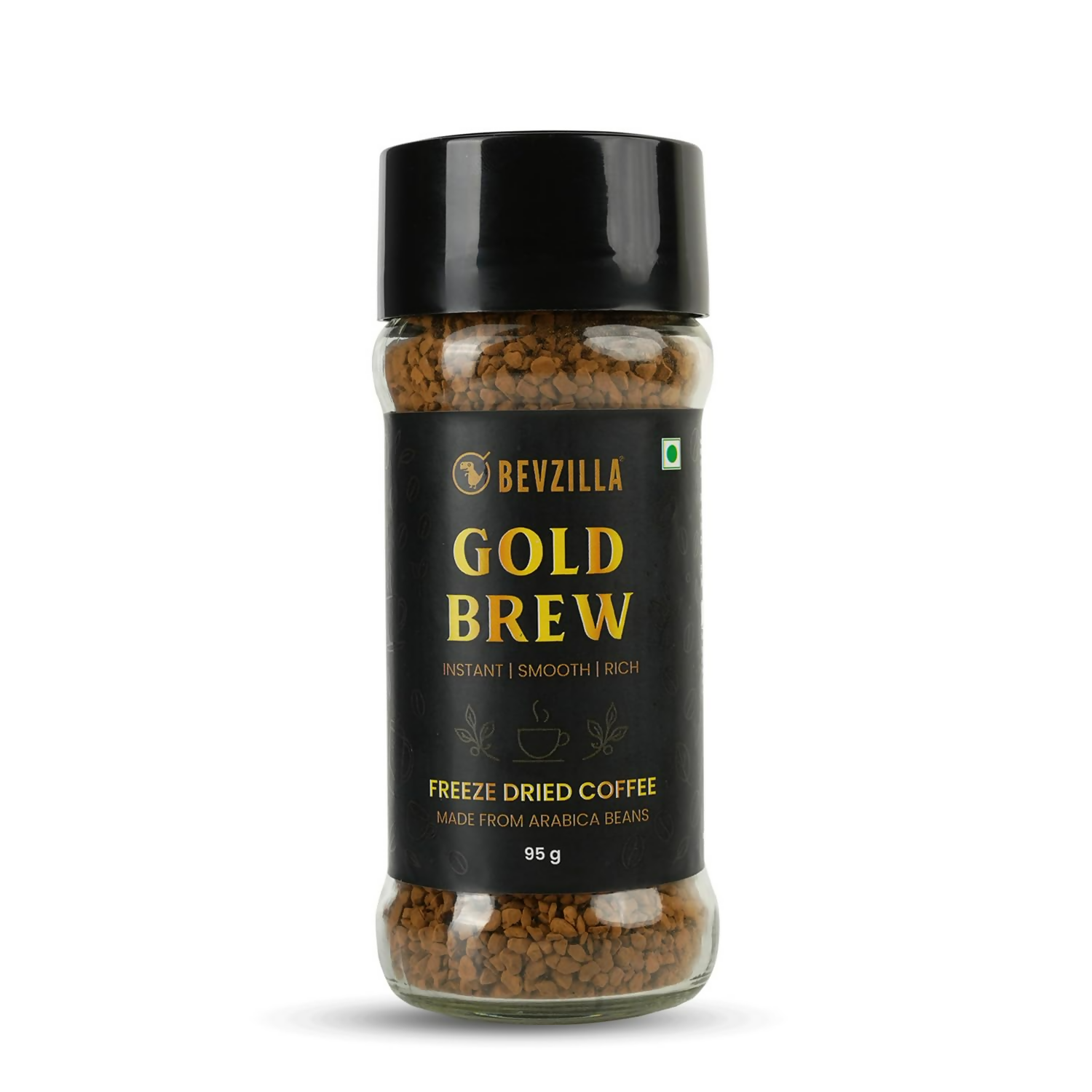 Bevzilla Gold Brew Instant Freeze Dried Coffee Powder 