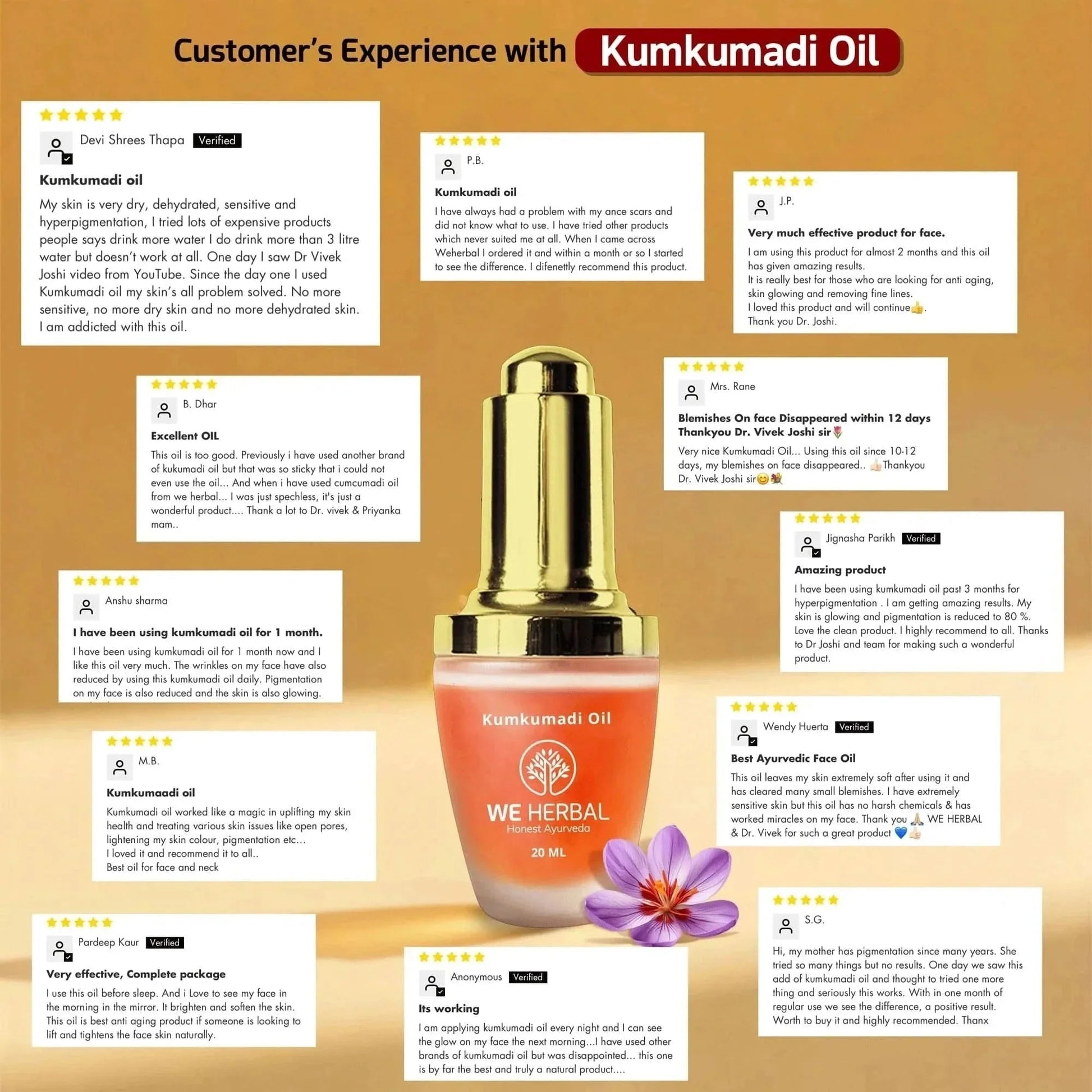 We Herbal Kumkumadi Face Oil: The Secret To Glowing, Flawless And Youthful Skin  Grab2Buy We Herbal Grab2Buy