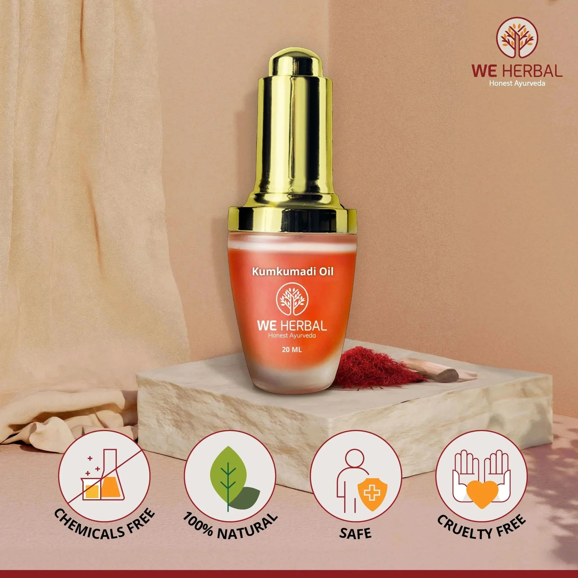 We Herbal Kumkumadi Face Oil: The Secret To Glowing, Flawless And Youthful Skin  Grab2Buy We Herbal Grab2Buy