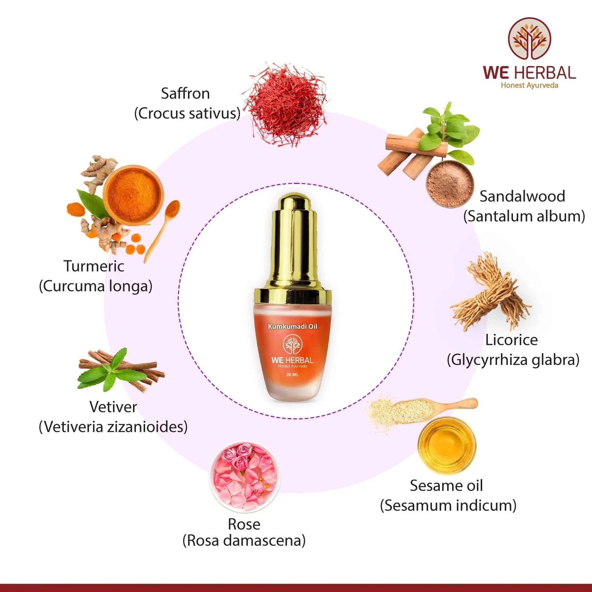 We Herbal Kumkumadi Face Oil: The Secret To Glowing, Flawless And Youthful Skin  Grab2Buy We Herbal Grab2Buy