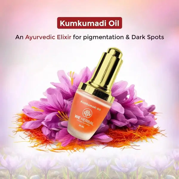We Herbal Kumkumadi Face Oil: The Secret To Glowing, Flawless And Youthful Skin  Grab2Buy We Herbal Grab2Buy