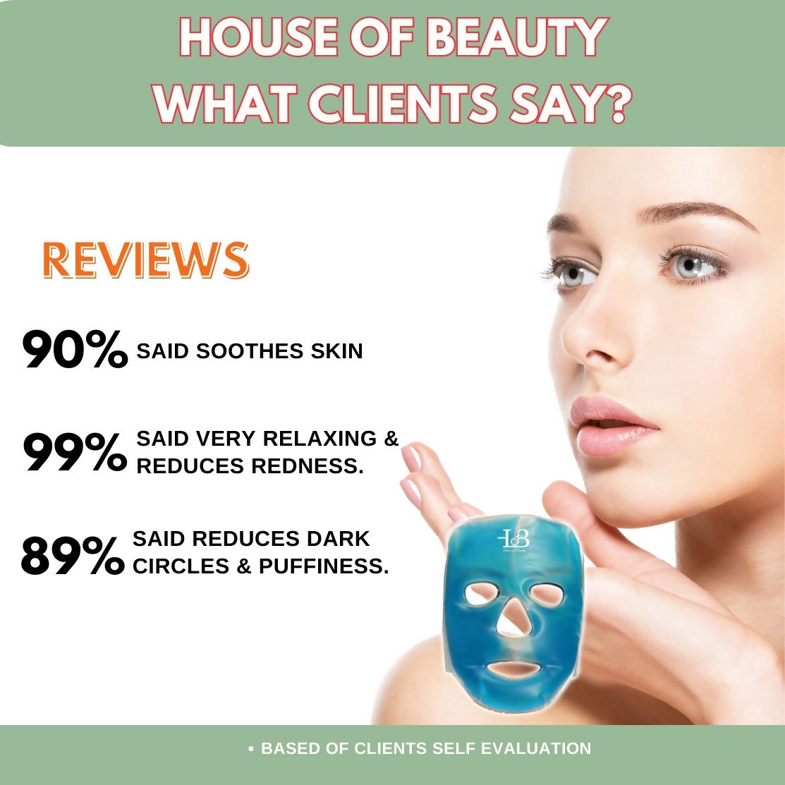 House of Beauty Gel Face Mask 
