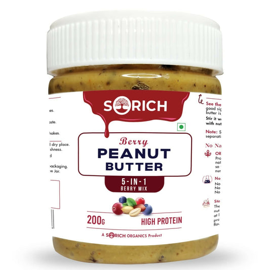 Sorich Organics All Natural Berry Creamy Peanut Buttery 
