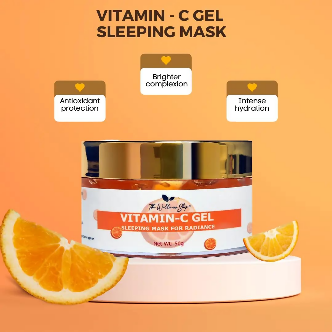 The Wellness Shop Vitamin C Gel Sleeping Mask  Grab2Buy The Wellness Shop Grab2Buy