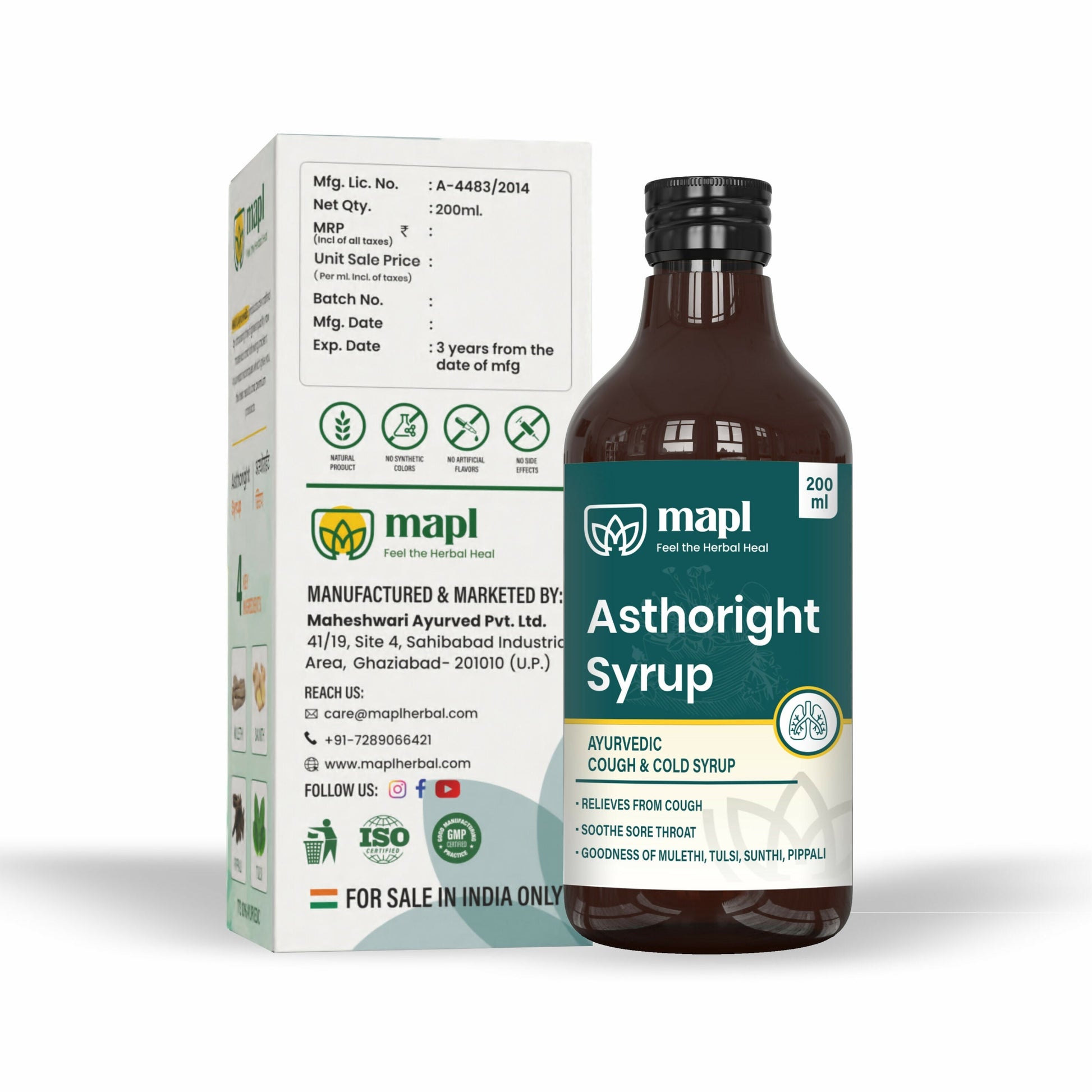 MAPL Asthoright Syrup 