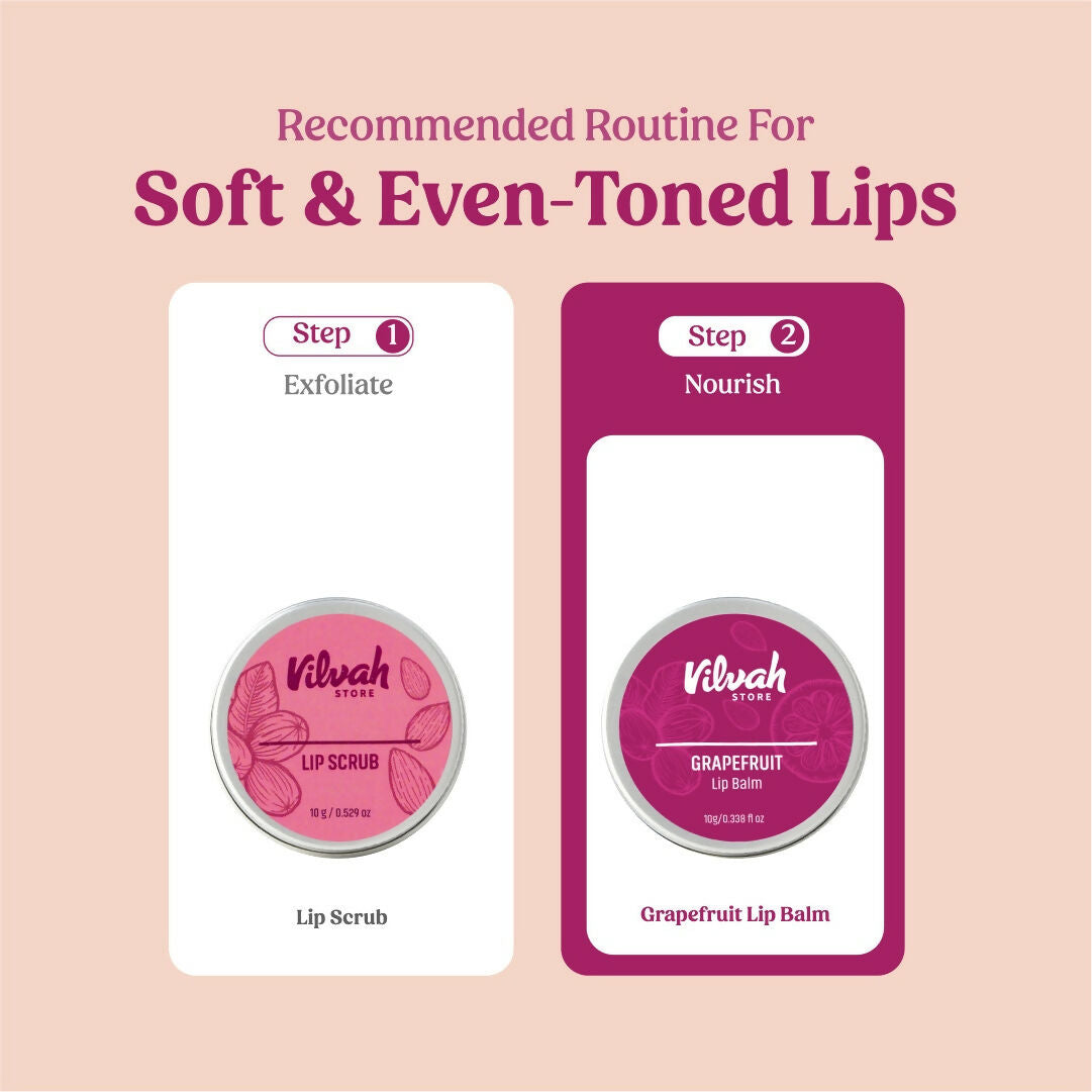 Vilvah Store Lip Balm - Grapefruit  Grab2Buy Vilvah Store Grab2Buy