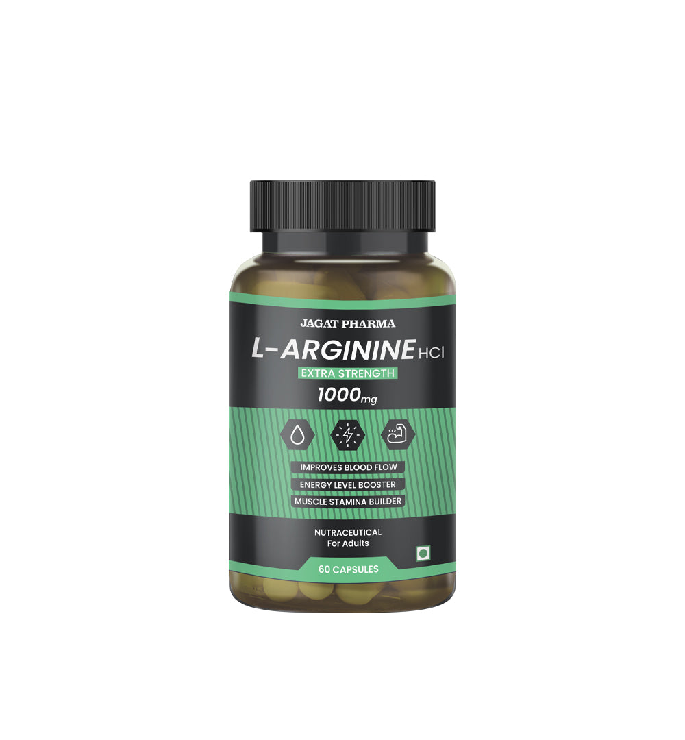 Jagat Pharma L-Arginine 1000mg Capsules 
