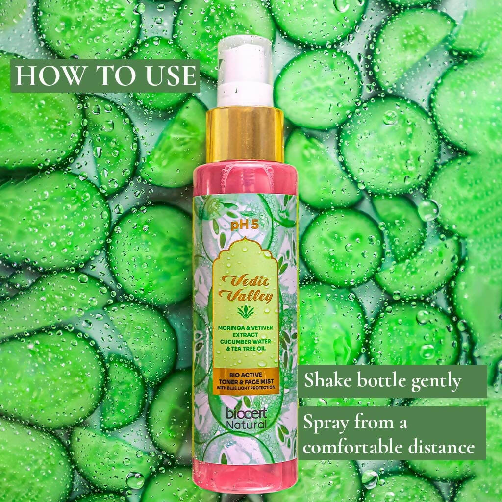 Vedic Valley Face Mist & Toner With Blue Light Filters Moringa & Vetiver  Grab2Buy Vedic Valley Grab2Buy