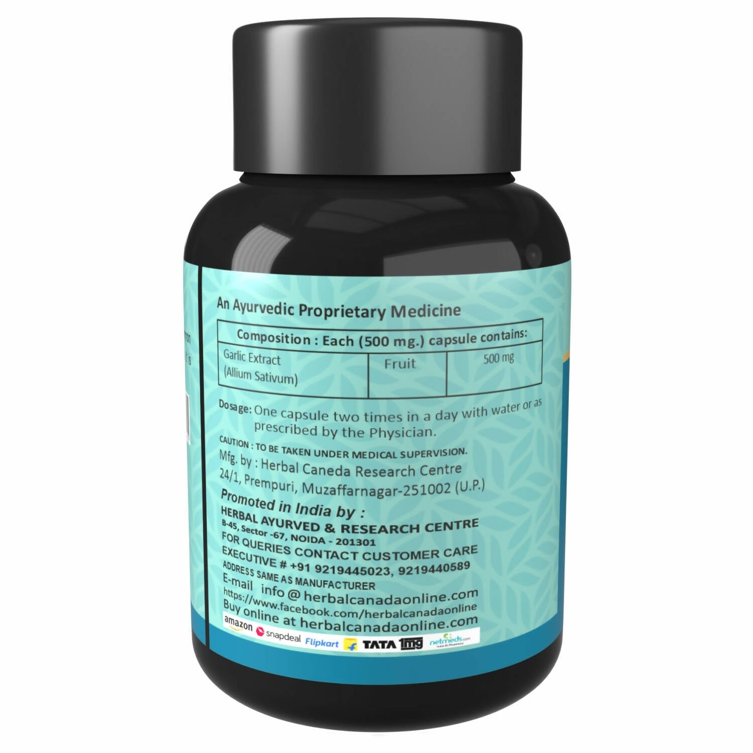 Herbal Canada Garlic Capsules - Grab2buy