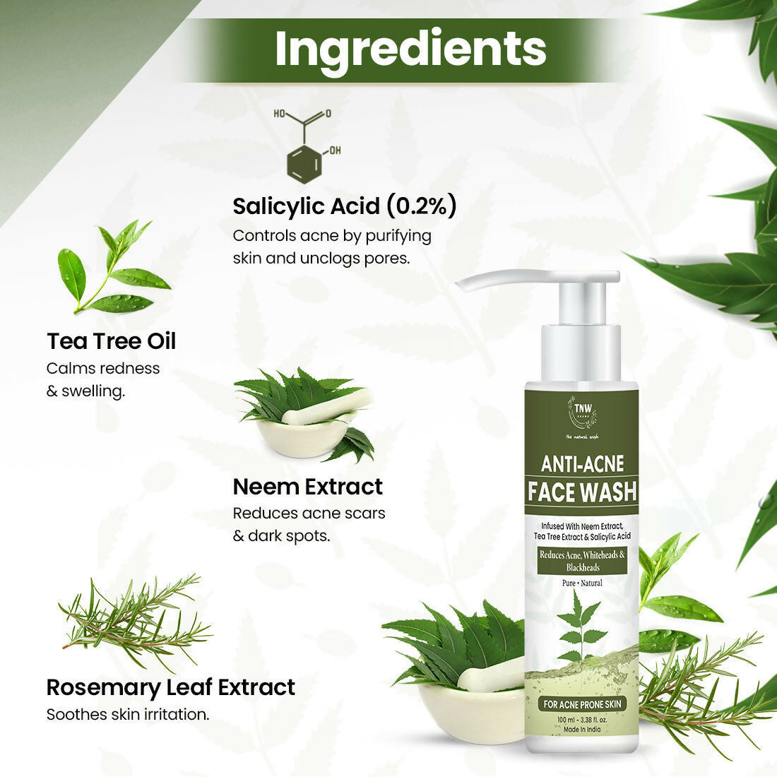 The Natural Wash Anti Acne Face Wash 