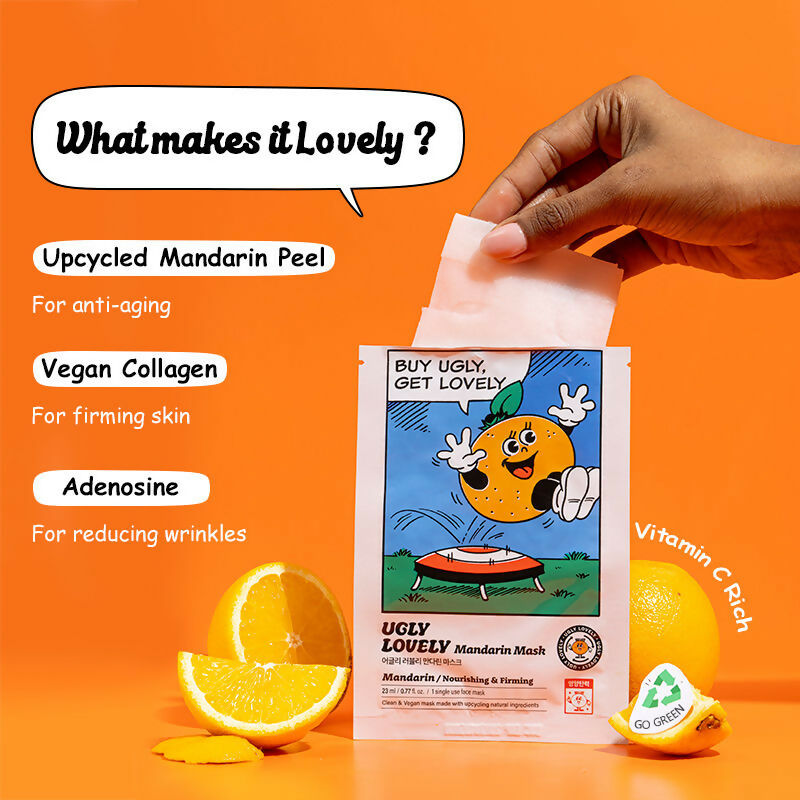 The Face Shop Ugly Lovely Mandarin Mask  Grab2Buy The Face Shop Grab2Buy