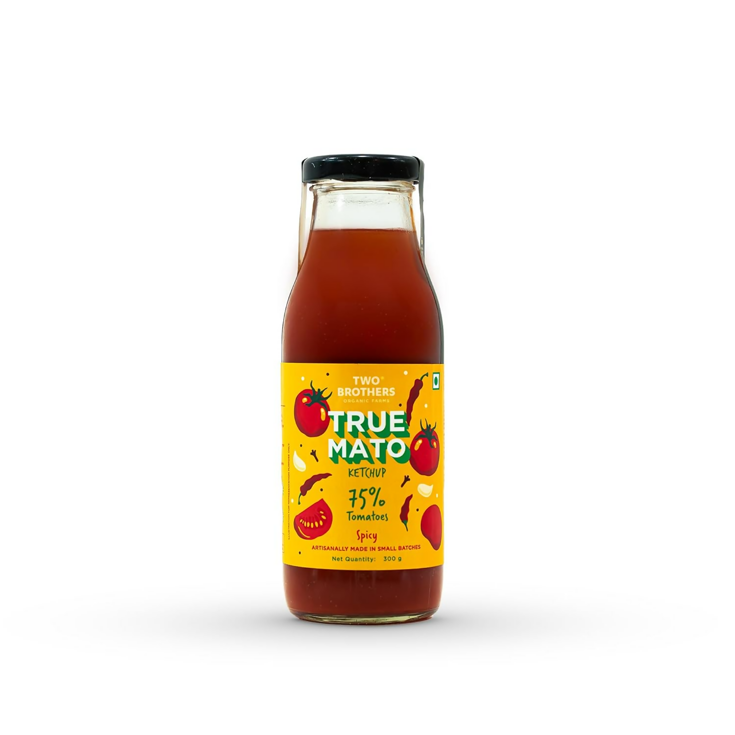 Two Brothers Organic Farms Truemato Ketchup - Spicy  Grab2Buy Two Brothers Organic Farms Grab2Buy
