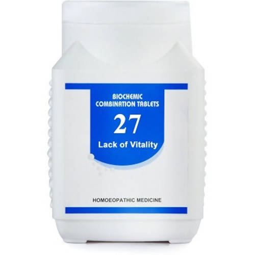 Bakson's Homeopathy Biochemic Combination 27 Tablets 