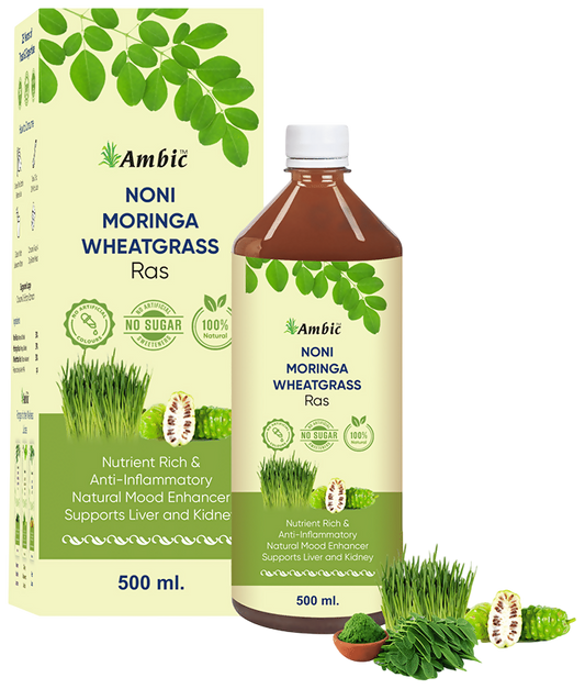 Ambic Noni Moringa Wheatgrass Ras 
