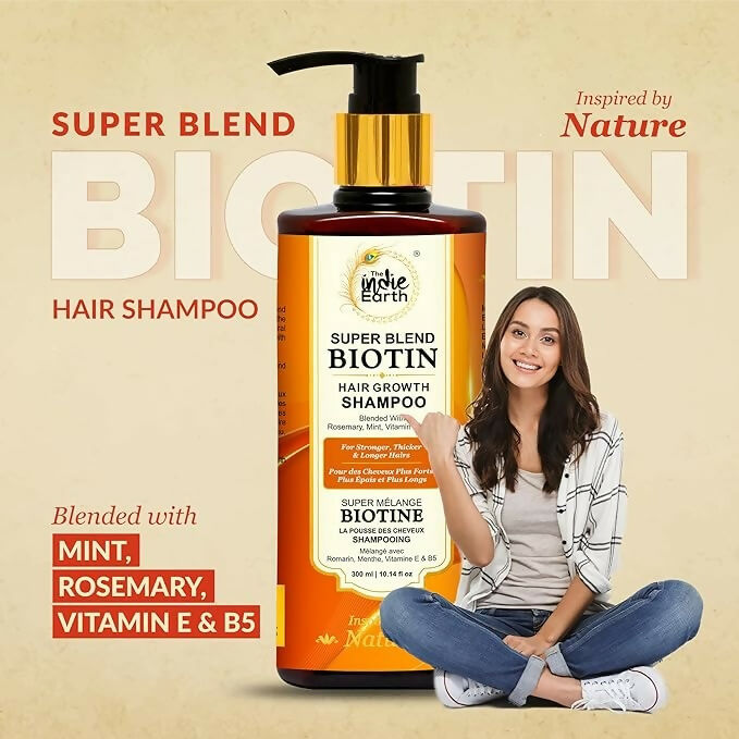 The Indie Earth Rosemary Mint Biotin Hair Shampoo  Grab2Buy The Indie Earth Grab2Buy