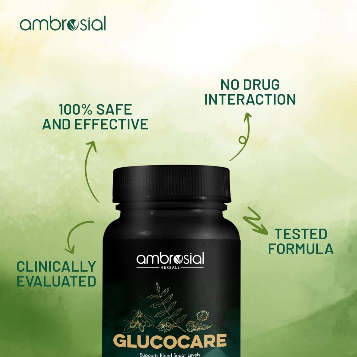 Ambrosial Glucocare Capsules - Grab2buy