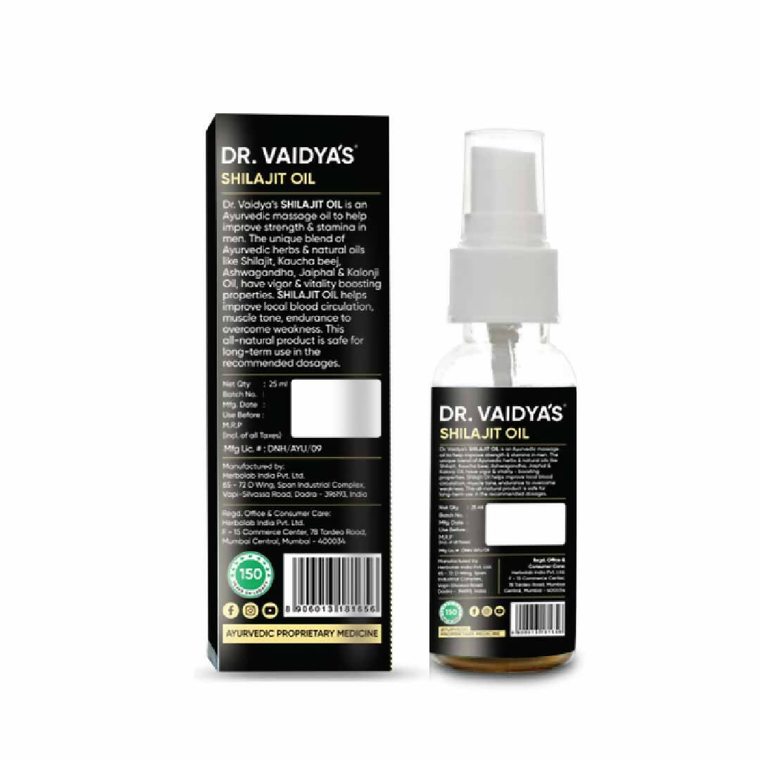 Dr. Vaidya's SJ Oil for Men: Enhance Power & Stamina With the Natural Oil 