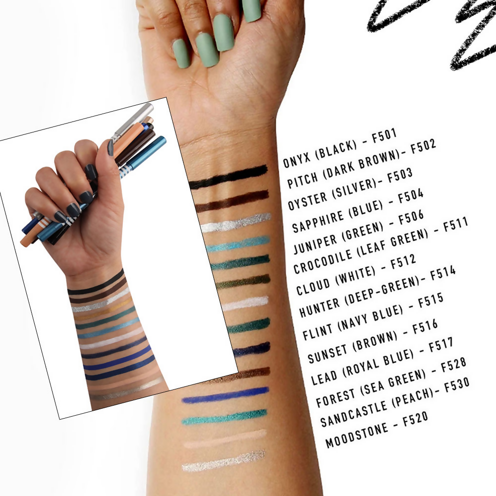 Daily Life Forever52 Waterproof Smoothening Eye Pencil - F501 | Swadesiicart